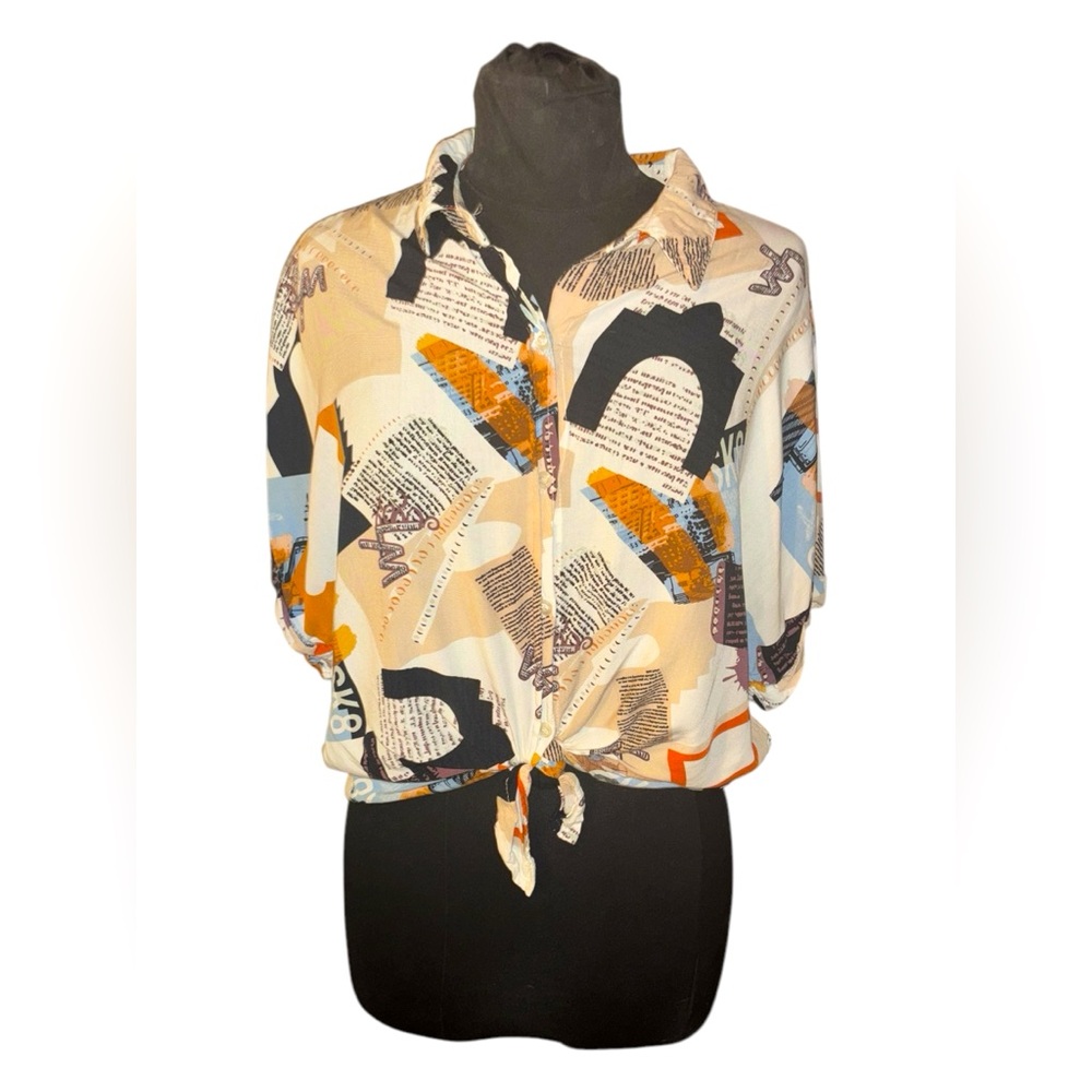 Ladies sunburst kiss top